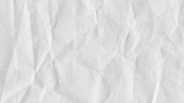 Grey crumpled paper background texture.Stop motion animation.Seamless looping.
