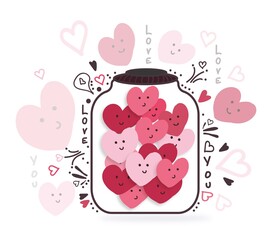 vector love smile character funny 