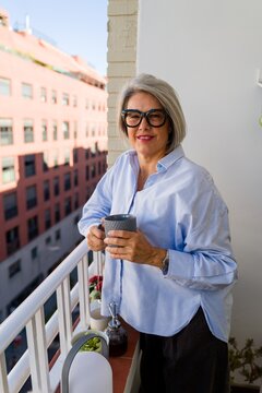 Morning pause with coffee