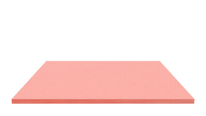 Fototapeta premium Blank Pink Rectangular Surface on Black Background