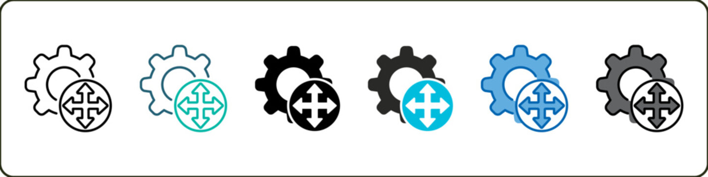 Elasticity Single Icon Pack Multistyle