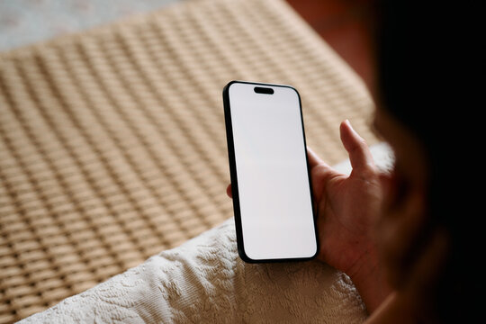 Using smartphone