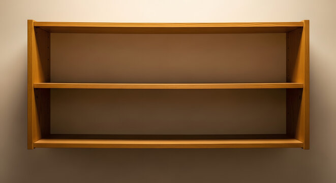Empty Library Shelf and Knowledge Gap