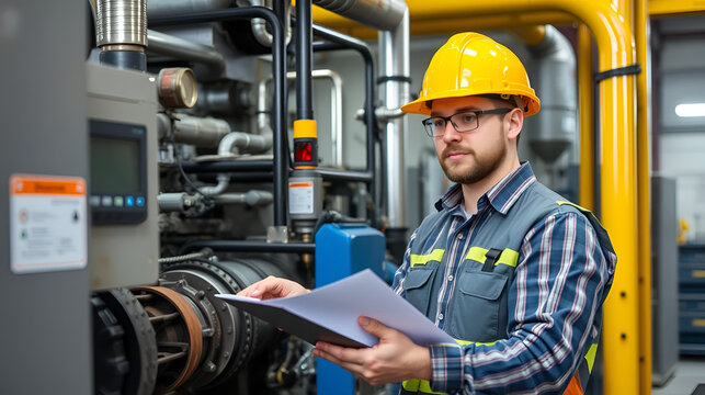 Predictive maintenance engineer assigns work order for efficient equipment upkeep and timely repair to ensure smooth operation and reduce downtime