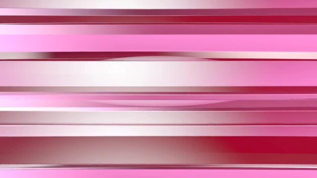 Pink Horizontal Stripes Pattern - Modern Geometric Motion Background Animation