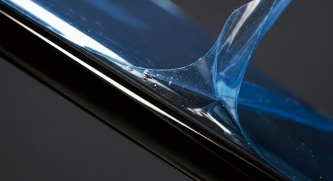 Quality Assurance: Peeling Blue Protective Film from Stainless Steel