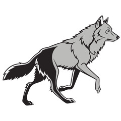 Fototapeta premium wolf vector illustration
