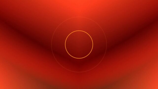 Red Background with Expanding White Circles.