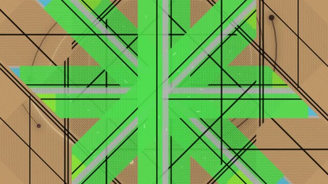 Geometric Shapes and Lines Animation.