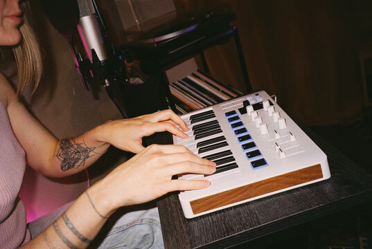 Anonymous Home Studio: Lips on Mic and Hands on Keyboard