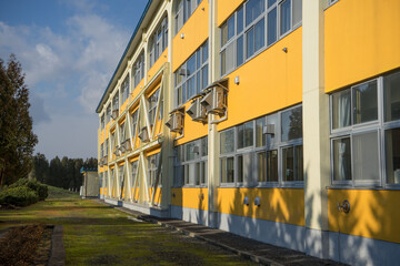 学校の再活用の建物