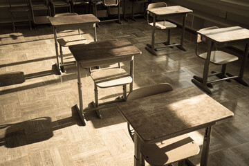 懐かしい教室の風景