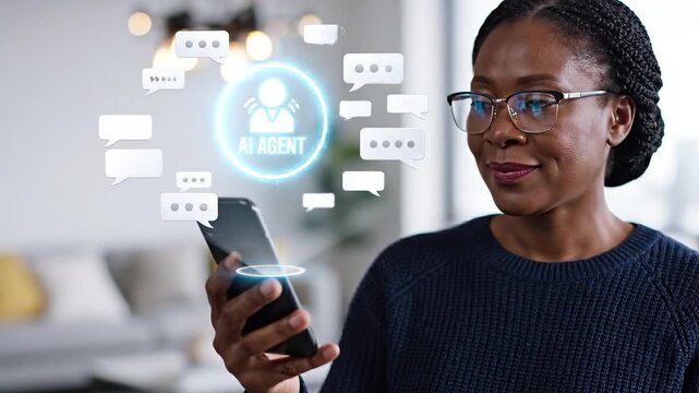 Online support Chatbot conversation. Virtual assistant, artificial intelligence Bot and CRM software automation technology. Chatgpt Chat with AI.Customer person using chat service to get support. 