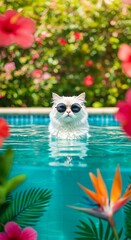 Fototapeta premium Poolside Chill