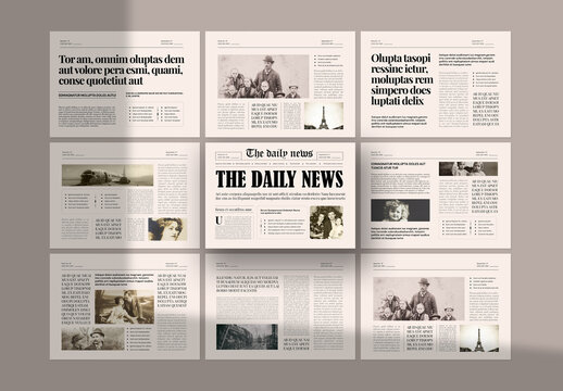 Classic News Paper Template
