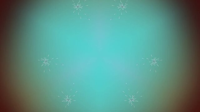Abstract blue winter background with glowing snowflakes and light vector decorations for a festive Christmas and New Year holiday celebration card design