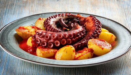 Gallega Style Octopus With Potatoes And Paprika