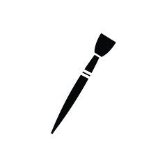 vector drawing of a brush