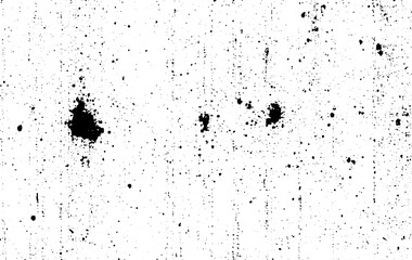 Abstract black and white vector background.. Ink blots grunge urban background. Dust overlay distress grain. Texture Vector.