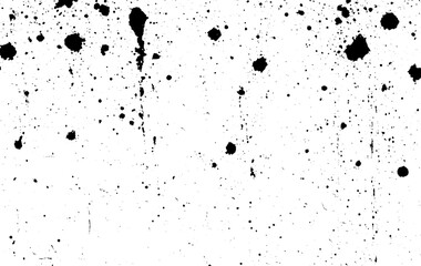 Fototapeta premium Retro banner design with a gritty white background. Ink blots Grunge urban background.Texture Vector. Dust overlay distress grain