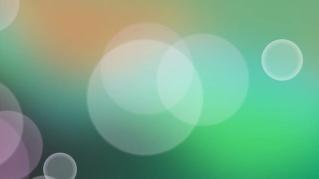 Bright blue abstract background with glowing colorful circles and shiny bokeh light patterns in a blurred vector illustration design