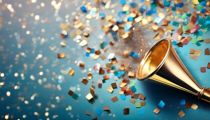 Obraz premium Party Horn With Confetti