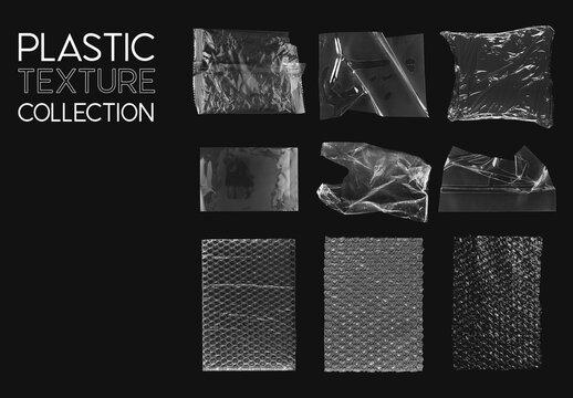 Plastic Texture Variety Element Design Set
