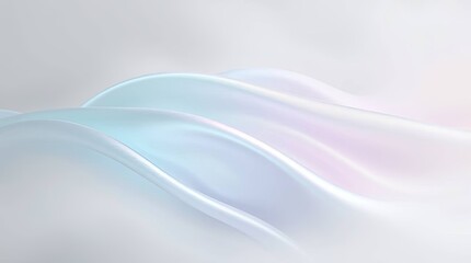 Obraz premium Calm Pastel Waves, Silent Lines Flow Across a Soft Background, Capturing a Serene View in Quiet Landscape