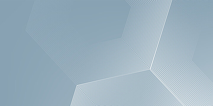 Special Vector watercolor hexagon line art background