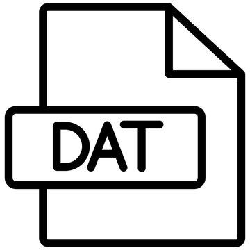 Document icon. document icon with data text.