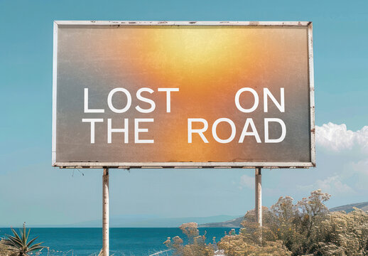 Billboard Mockup By Scenic Ocean View PSD