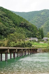 Fototapeta premium 四万十川の風景