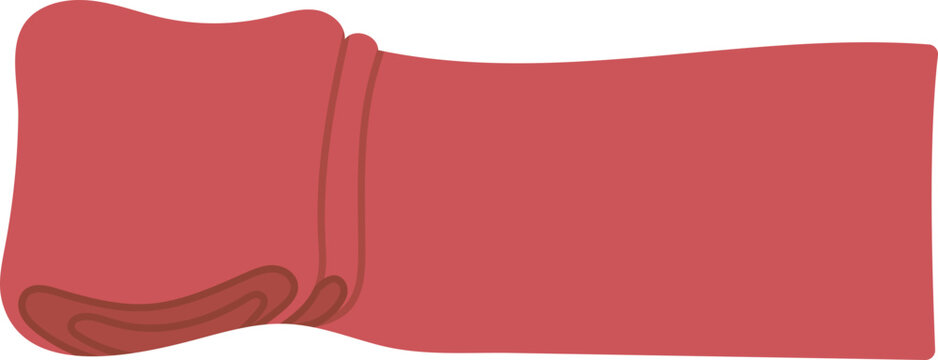 Pilates Fabric Resistance Theraband Vector