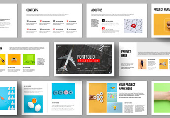 Creative Portfolio Presentation Template for Modern Business