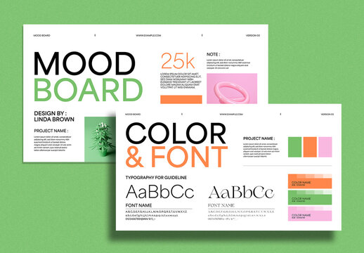 Simple Mood Board Layout