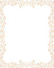 Minimal Ornamental Frame Illustration