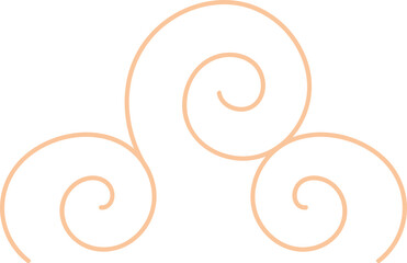 Spiral Cloud Illustration