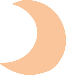 Half Moon Icon Vector