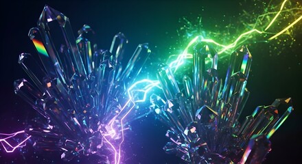 Iridescent Gradient Flow Modern Background