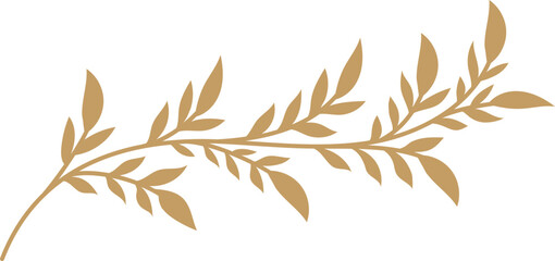 Mystical long leaf branch art © Monsters Visual