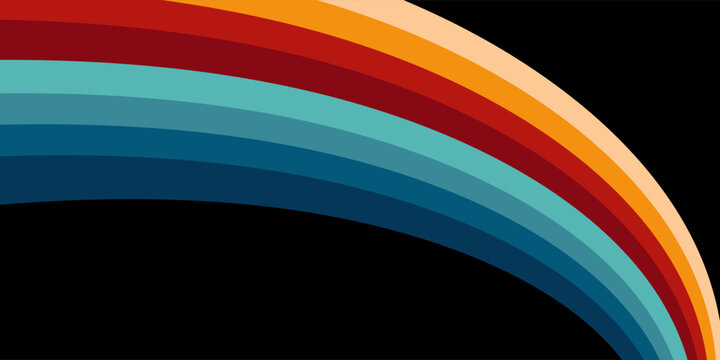 Vintage Striped Backgrounds, Posters, Banner Samples, Retro Colors from the 1970s 1900s, 70s, 80s, 90s. retro vintage 70s style stripes background poster lines. Eps10