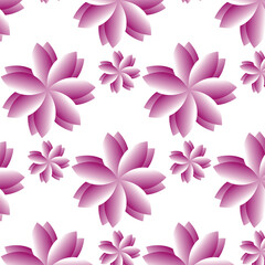 abstract seamless pink flowers pattern design.