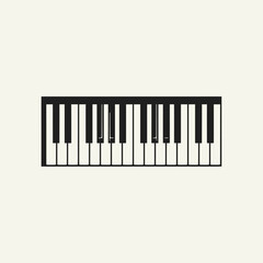 Fototapeta premium Close up of piano keyboard keys.