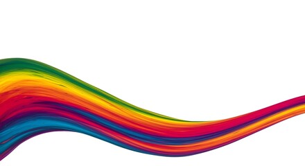 Obraz premium Flowing Holi Color Wave Abstract Festive Background
