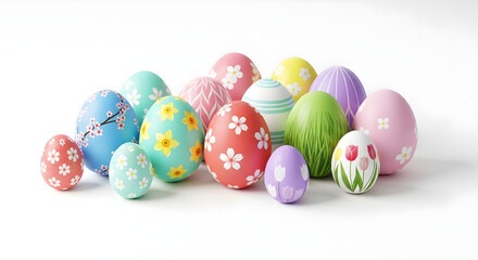 colorful easter eggs