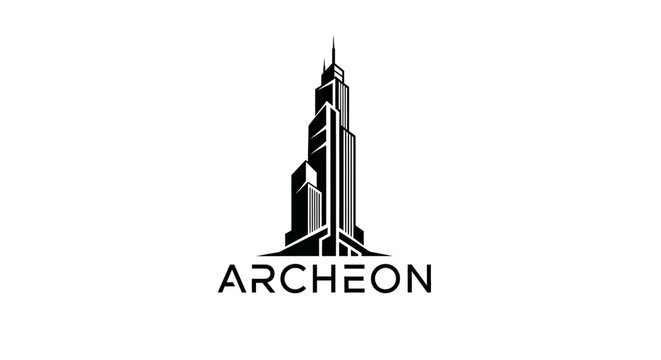 Archeon Logo Design Modern Architecture.