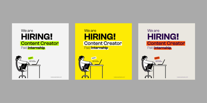 We&rsquo;re Hiring Recruitment Poster Template &ndash; Editable Job Vacancy Flyer & Business Hiring Design