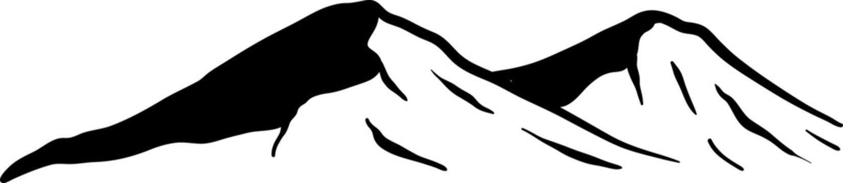 Snow Mountain Vector, Outdoor Design