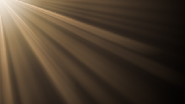 flare sun light len sunlight golden optical lens flare top rays transparent overlay bright glowing beam ray element isolated on black background