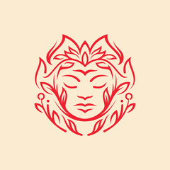 Obraz premium Elegant Women Beauty Studio Logo